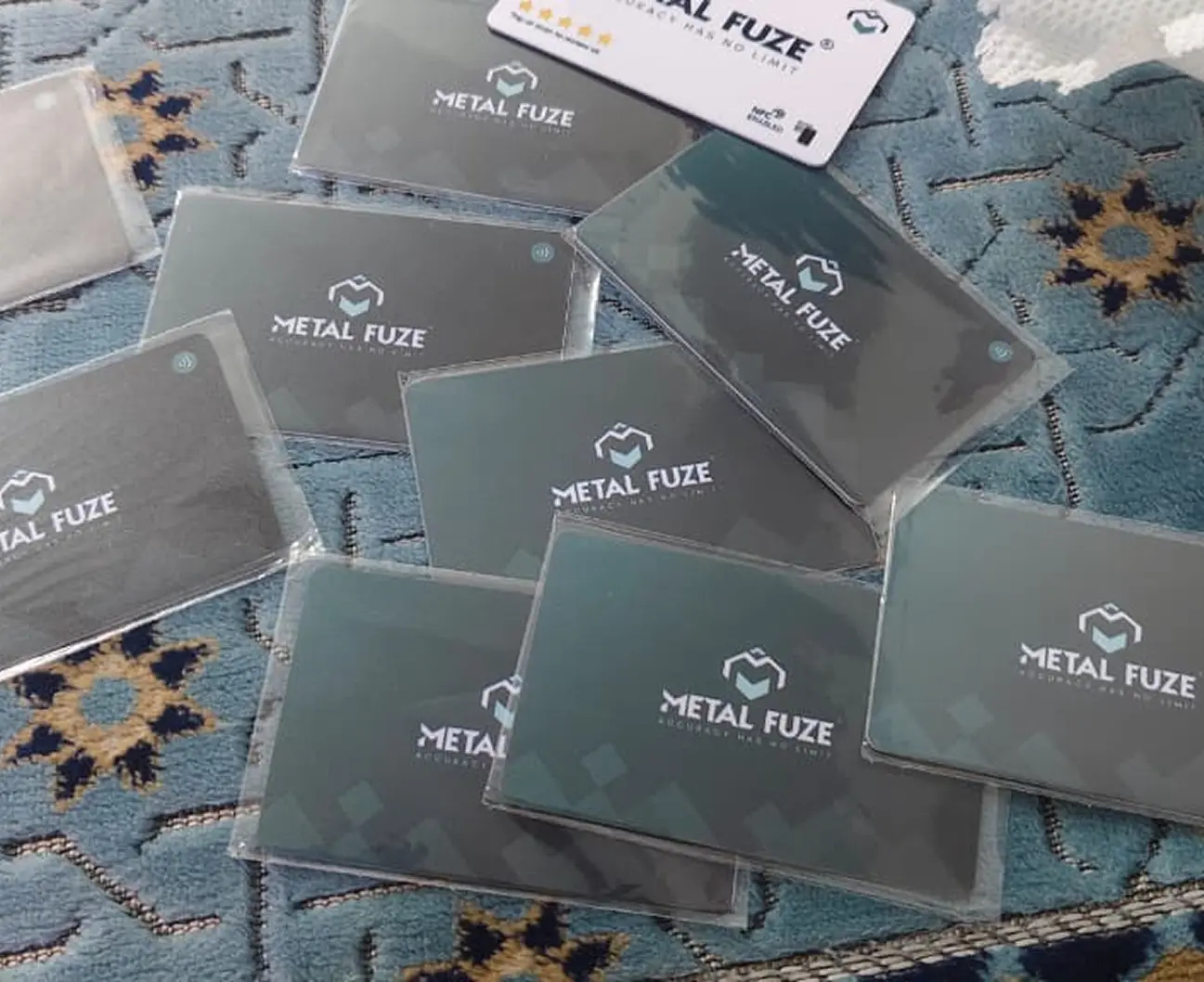 Client holding card 23