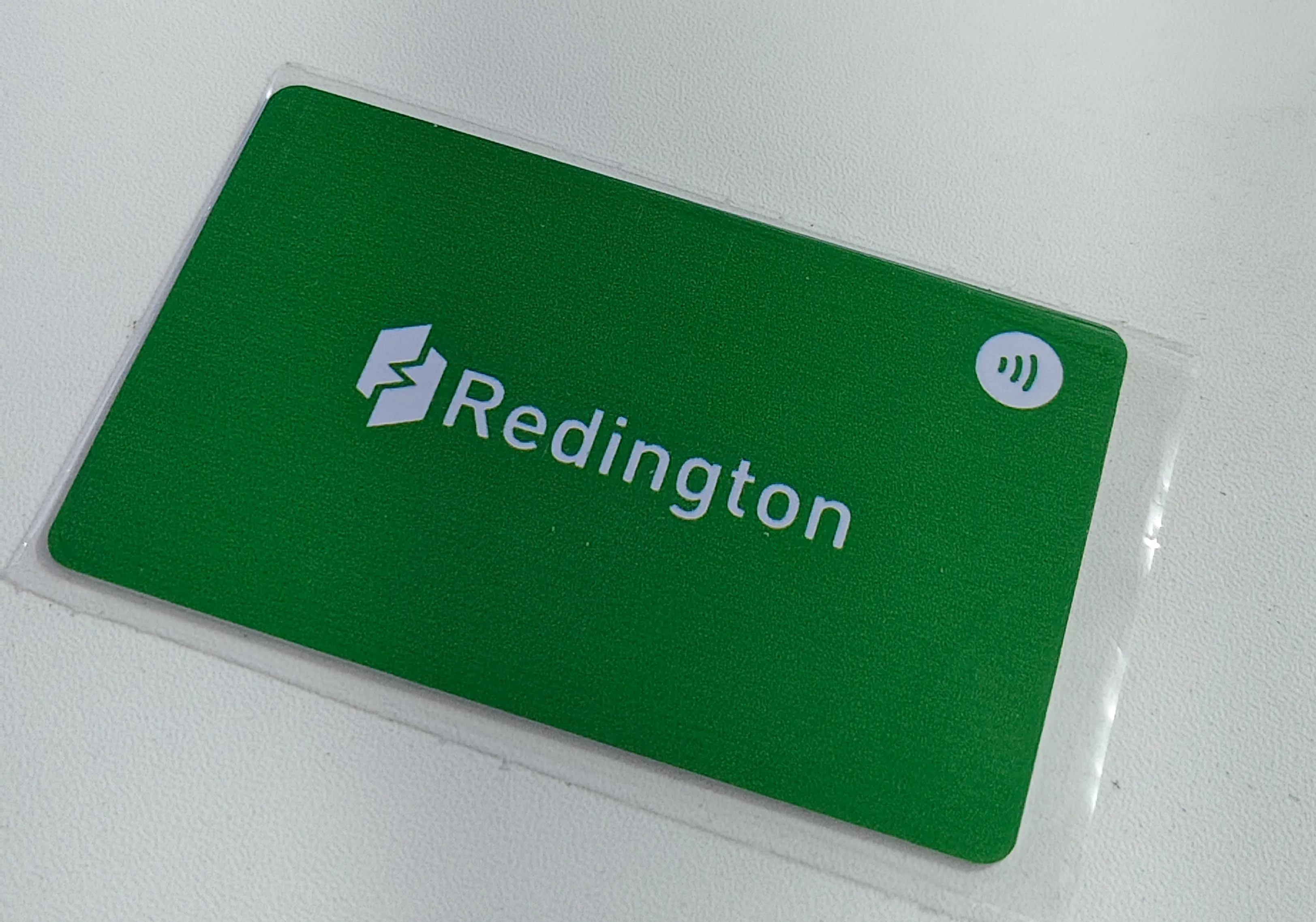 Client holding card 30