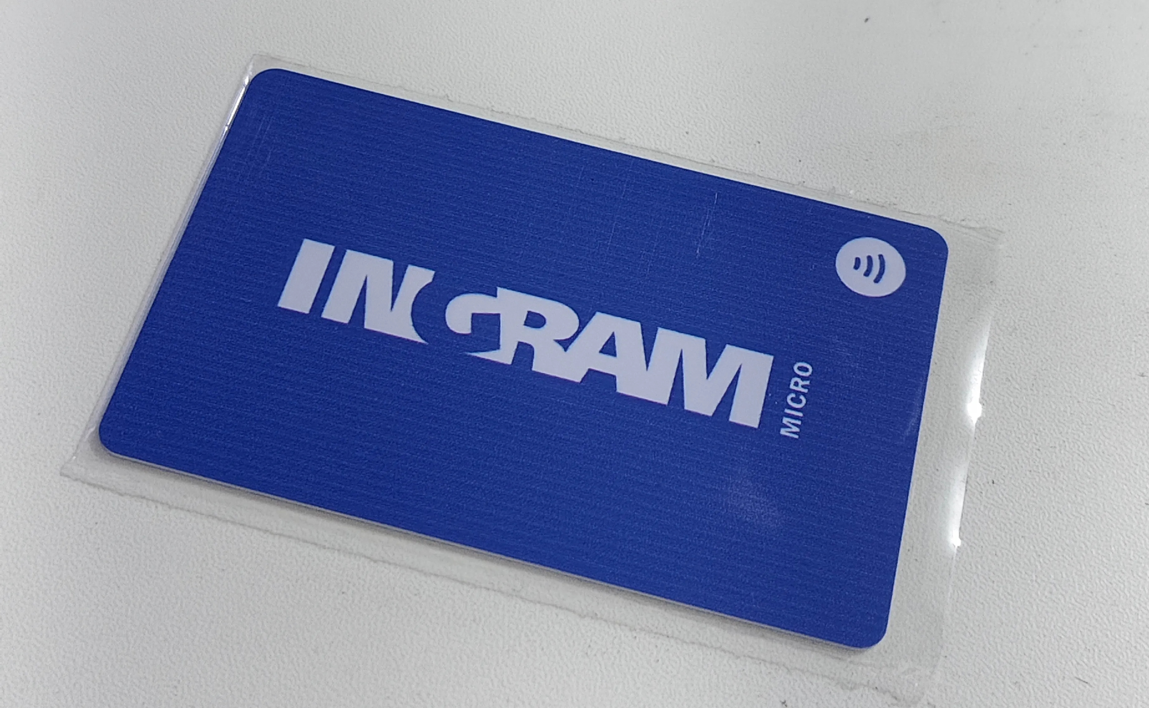 Client holding card 32