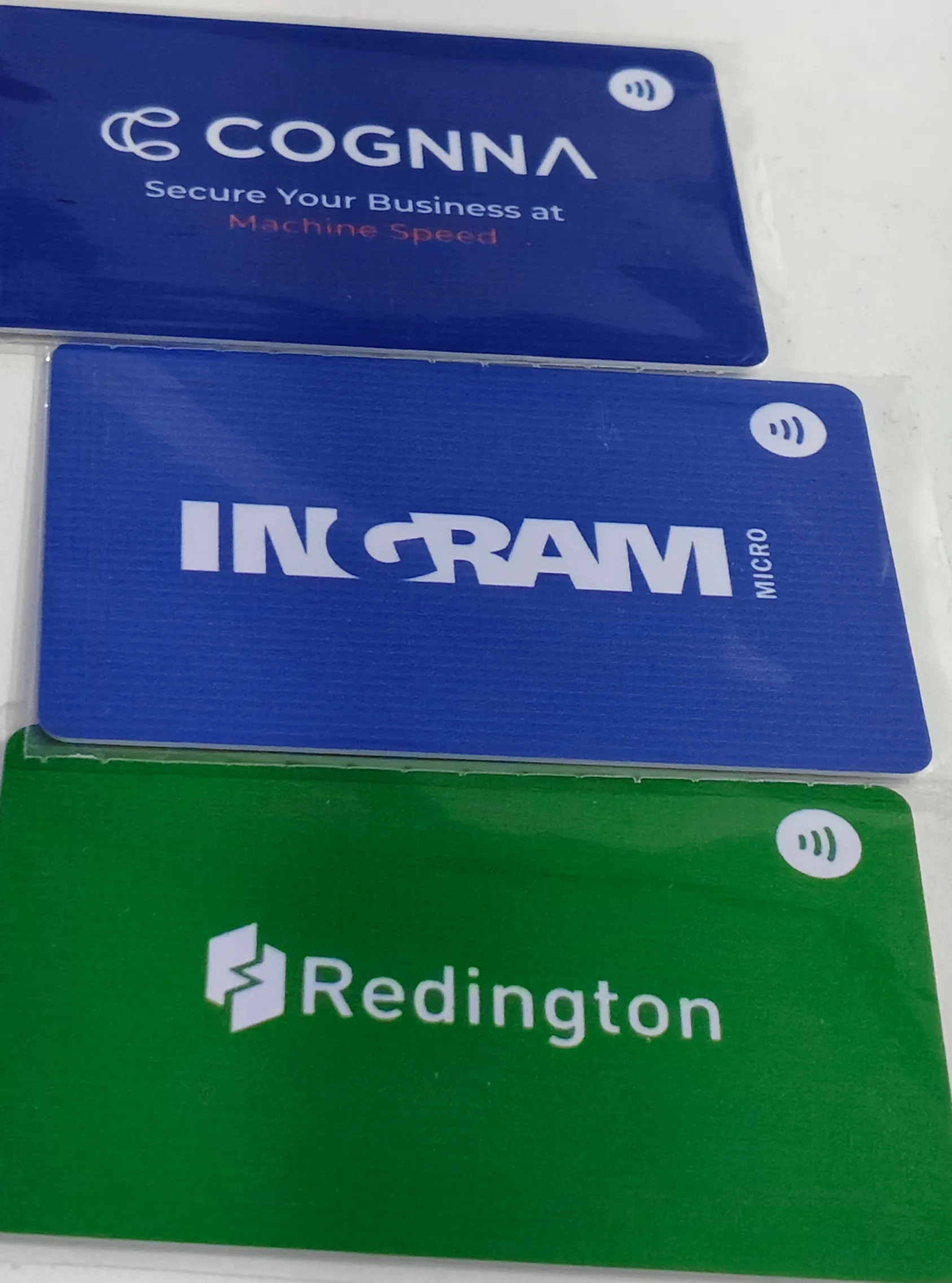 Client holding card 34