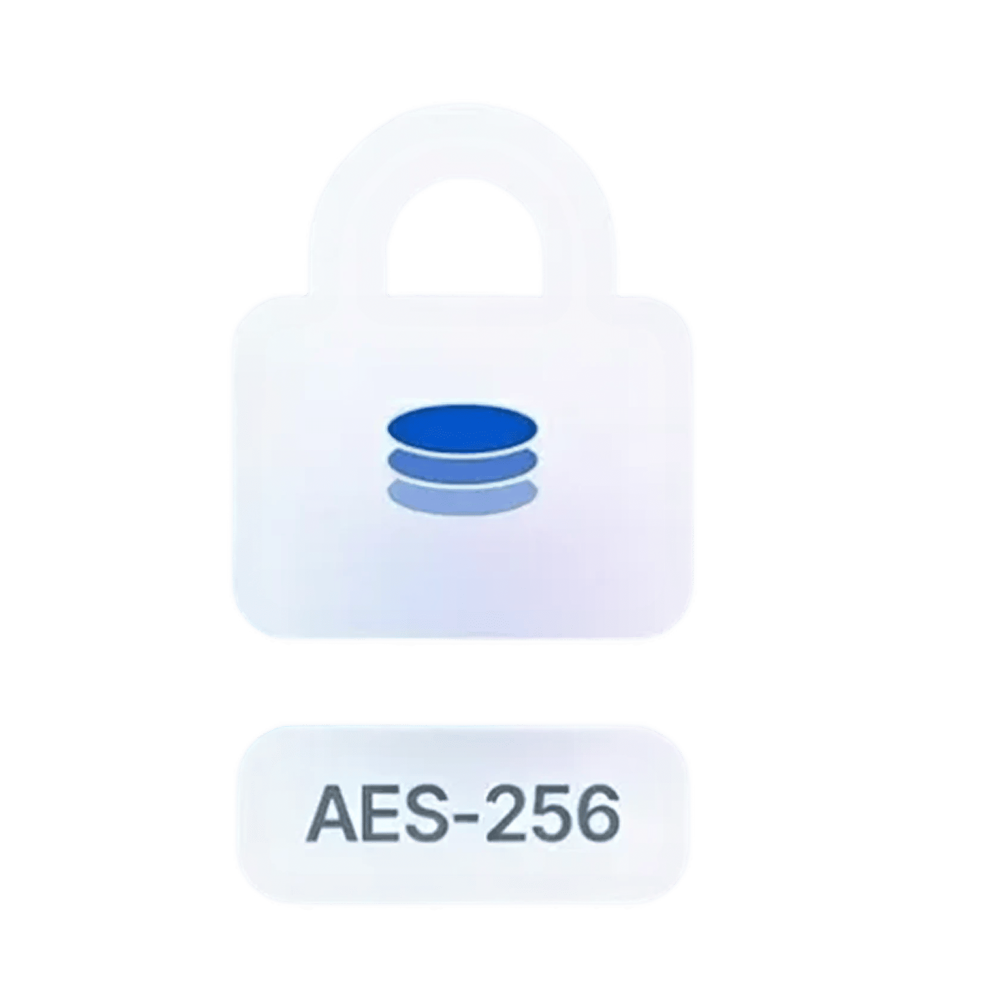 Encryption illustration showing secure data protection