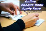 online checque book apply