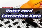 voter card correction