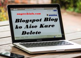 How To Permanently Delete Blogspot Blogger Blog In Hindi Permanently Delete