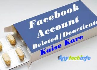 How To Delete or Deactivate Facebook Account in Hindi Deactivate