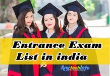 Entrance Exams List 2023 india, भारत के प्रवेश परीक्षा 2023 Entrance Exams