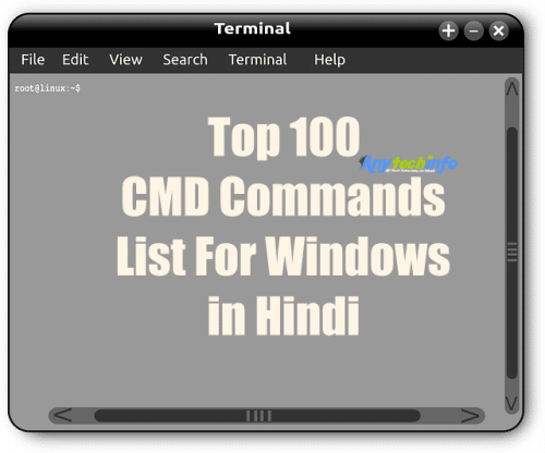 CMD Commands List