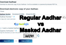 Regular Aadhar and Masked Aadhar Difference in Hindi – रेगुलर आधार और मास्क्ड आधार में क्या अंतर हैं ? मास्क्ड आधार कार्ड को डाउनलोड कैसे करे ? How To Download Masked Aadhar Card in Hindi Masked Aadhar