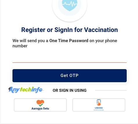 Covid-19 Vaccine Registration