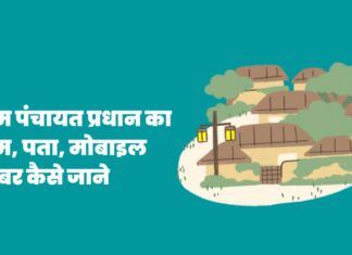ग्राम पंचायत प्रधान का नाम, पता, मोबाइल नम्बर कैसे जाने ग्राम पंचायत प्रधान का नाम, पता, मोबाइल नम्बर कैसे जाने