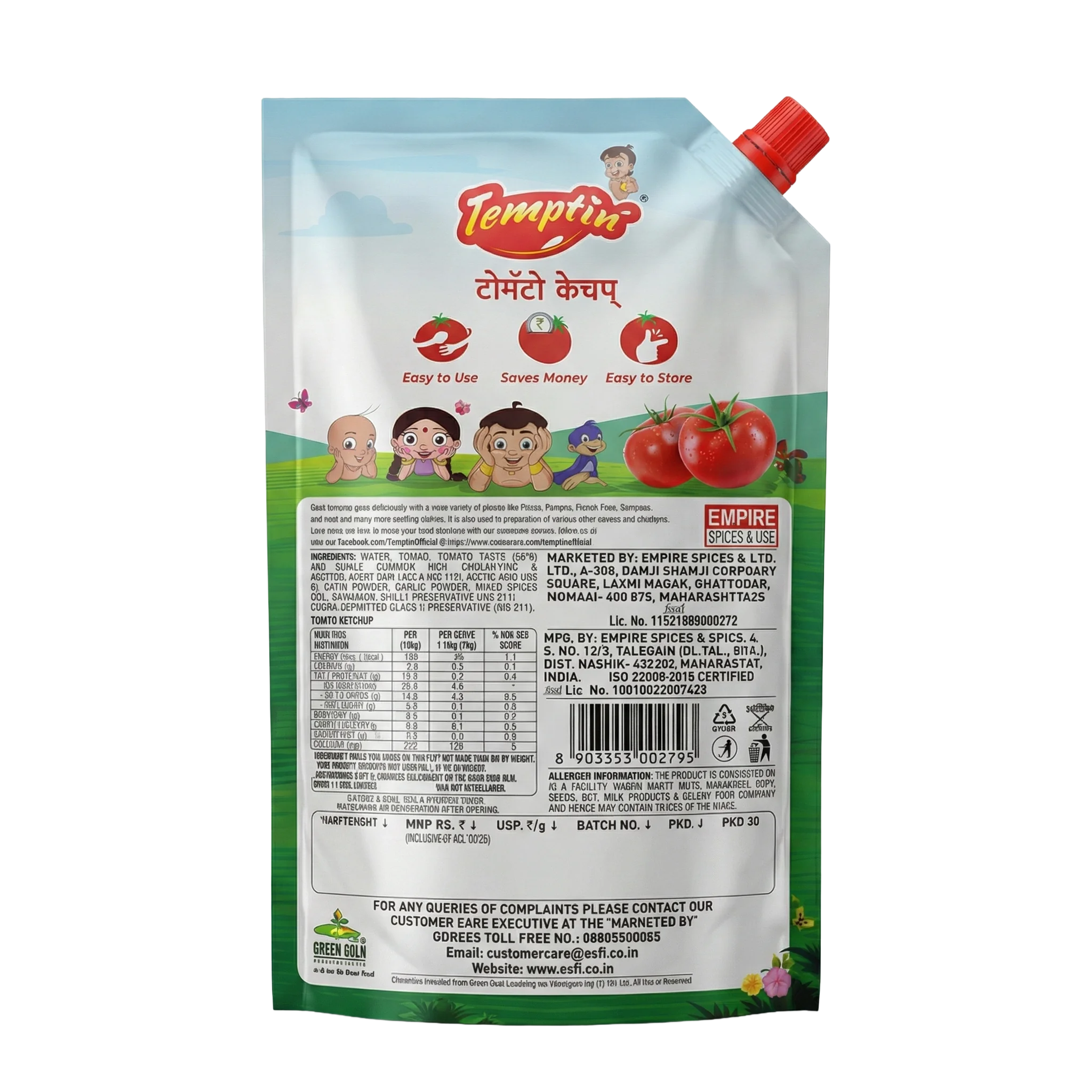 Ram Bandhu TMN Tomato Ketchup  - View 2