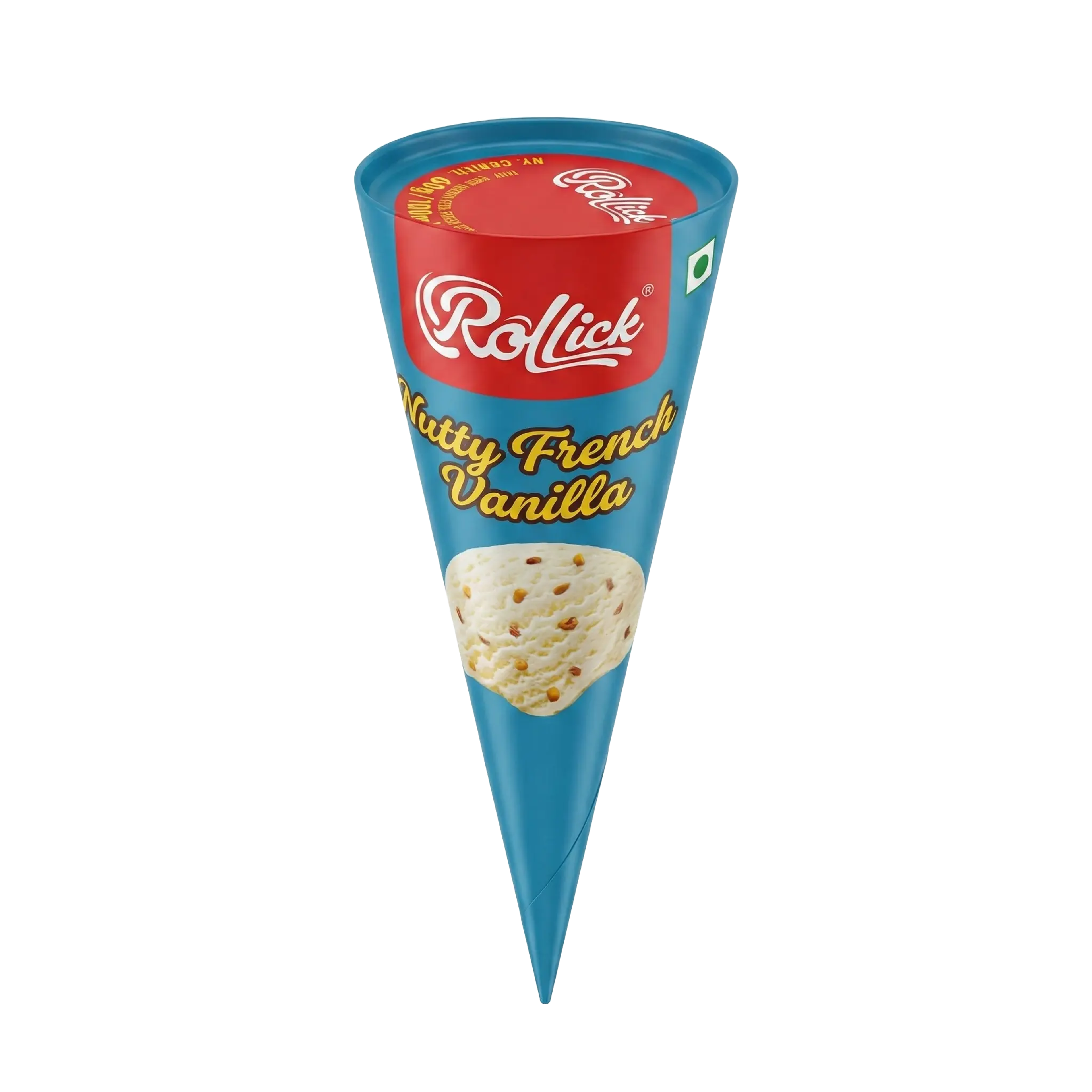 Rollick Nutty French Vanilla Cone - View 1