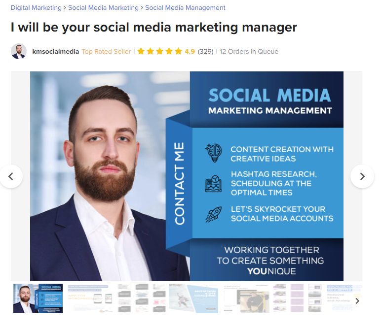 social media management service