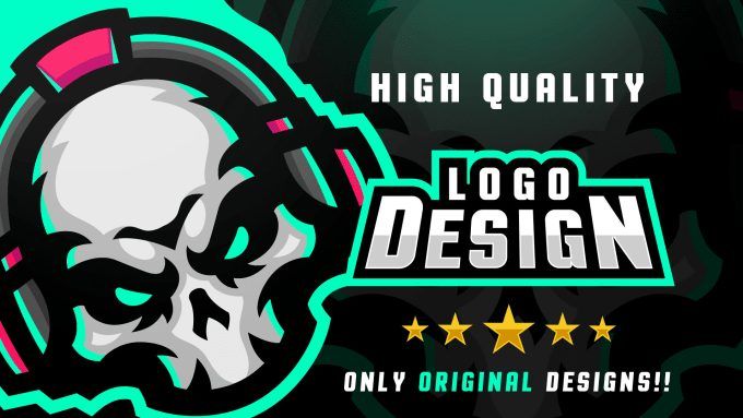 design a original esport, gaming, twitch, mascot logo