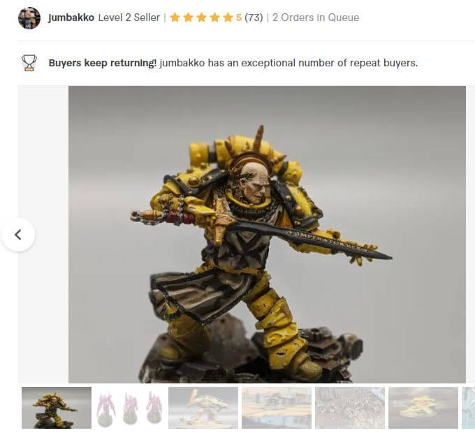 warhammer painting commission artist