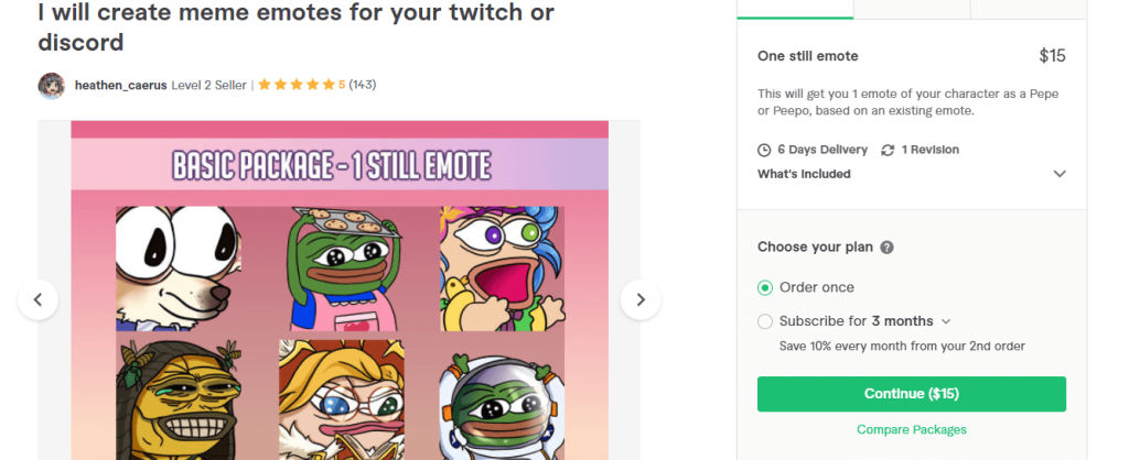 MEME DISCORD EMOTES ARTIST