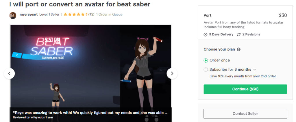 convert model to beat saber