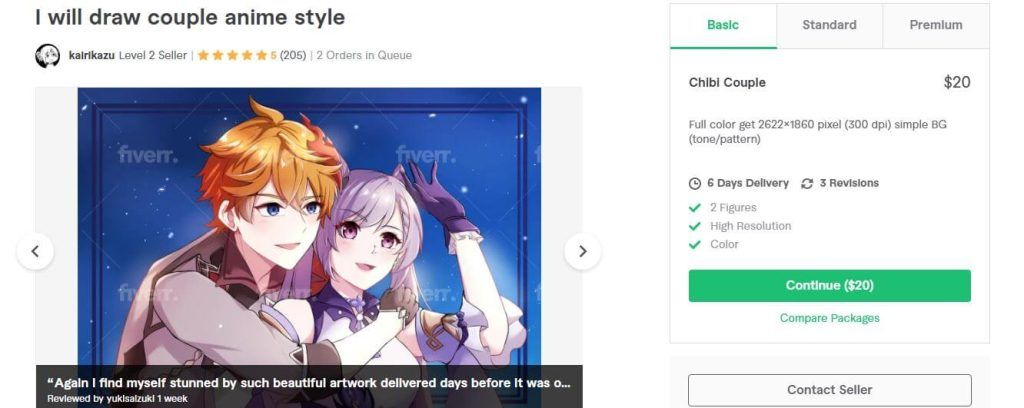 Buy Anime Art Commission Online In India  Etsy India