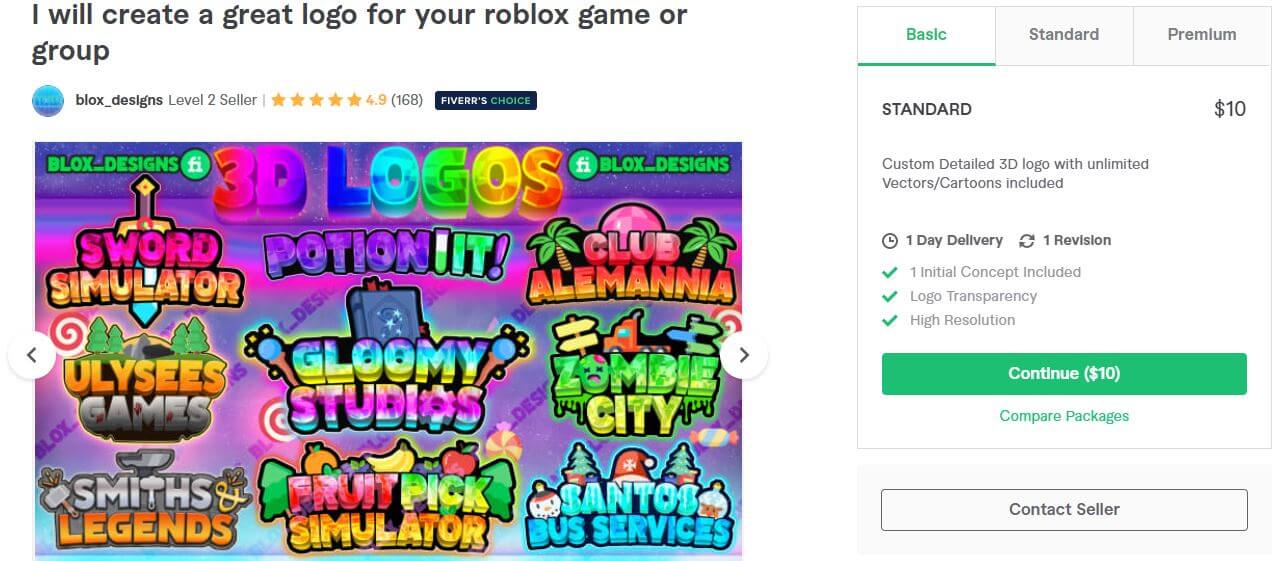 make a great logo for your roblox game or roblox group