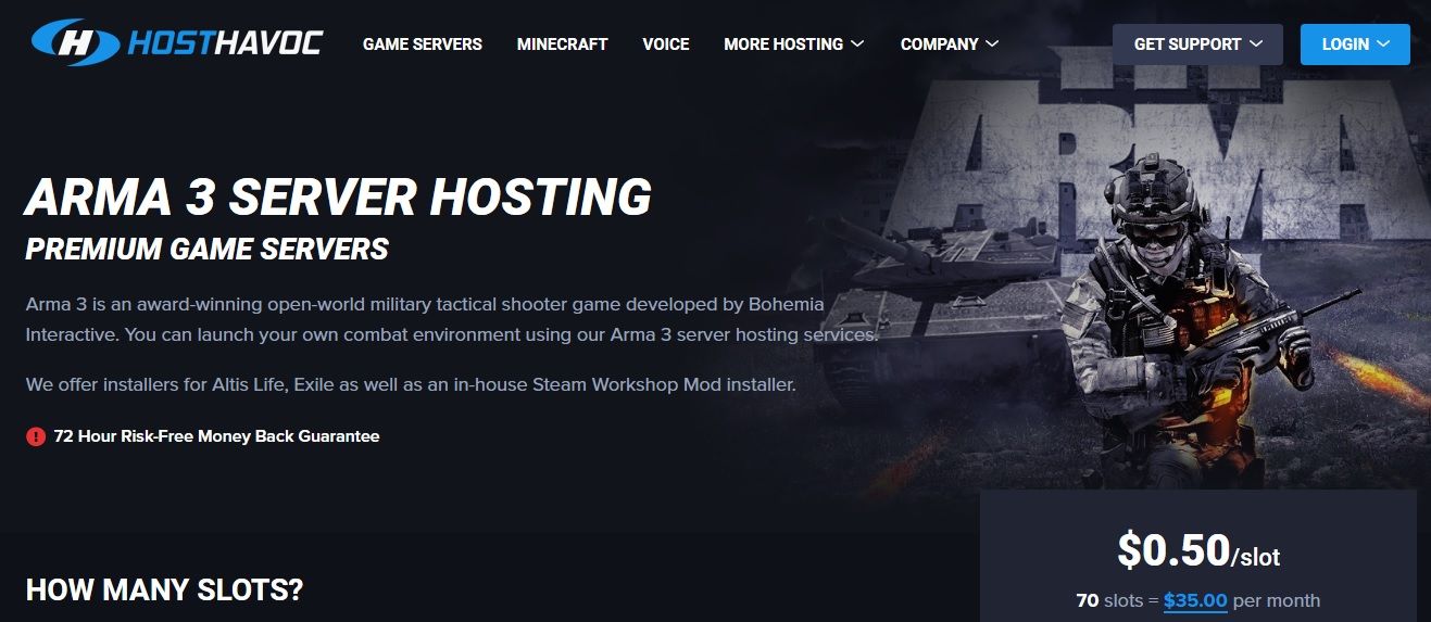 how to host an arma 3 server