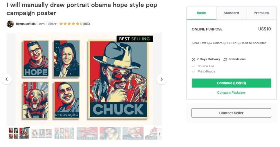 obama change poster maker