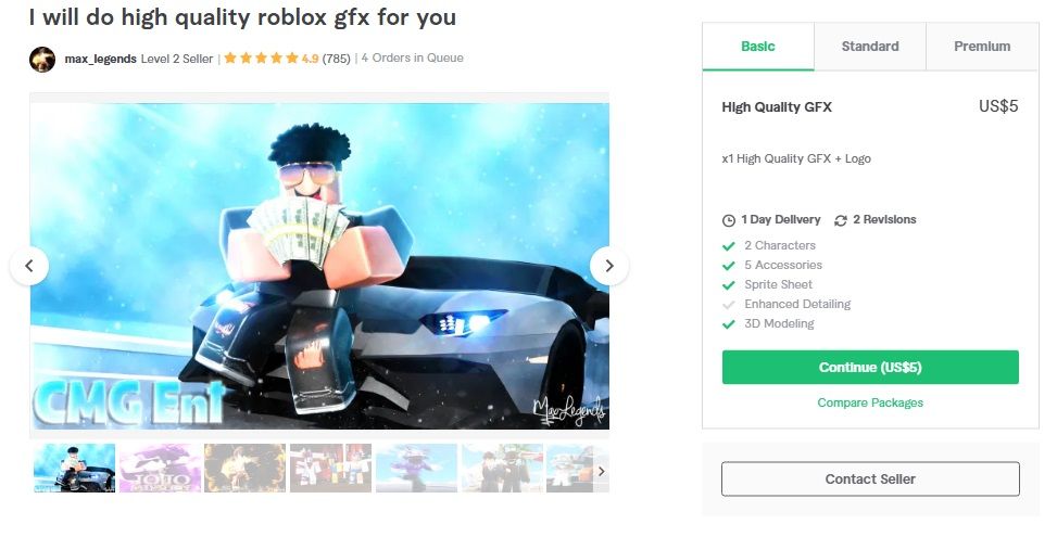 make a high quality roblox gfx