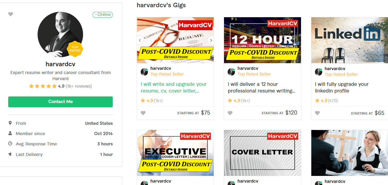 Harvardcv Fiverr Resume Service – My Honest Review