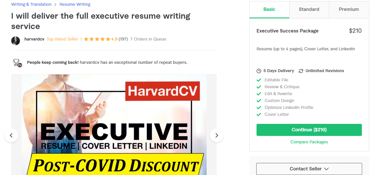 resume help fiverr