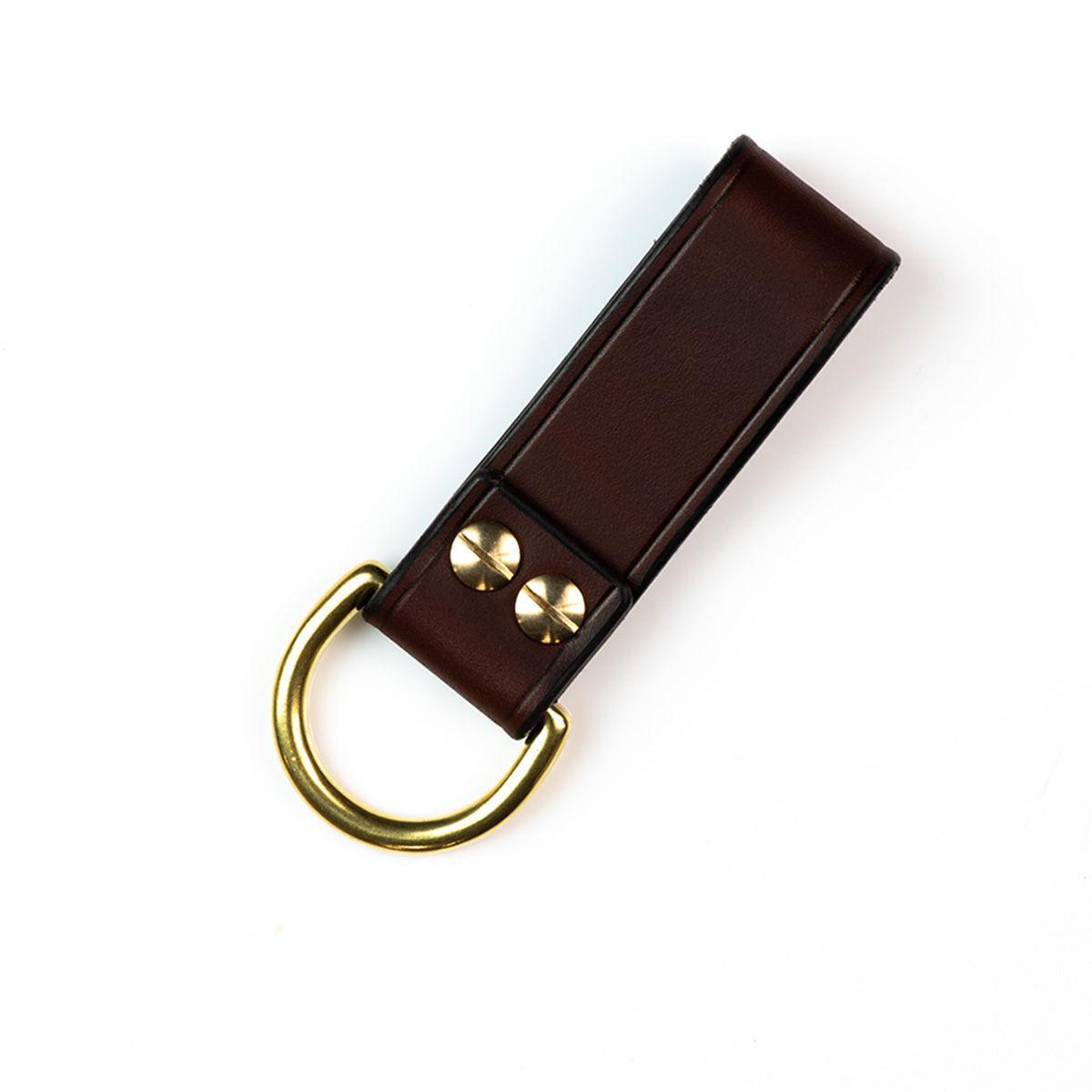 Ray Mears Leather Solid D Ring Belt Dangler