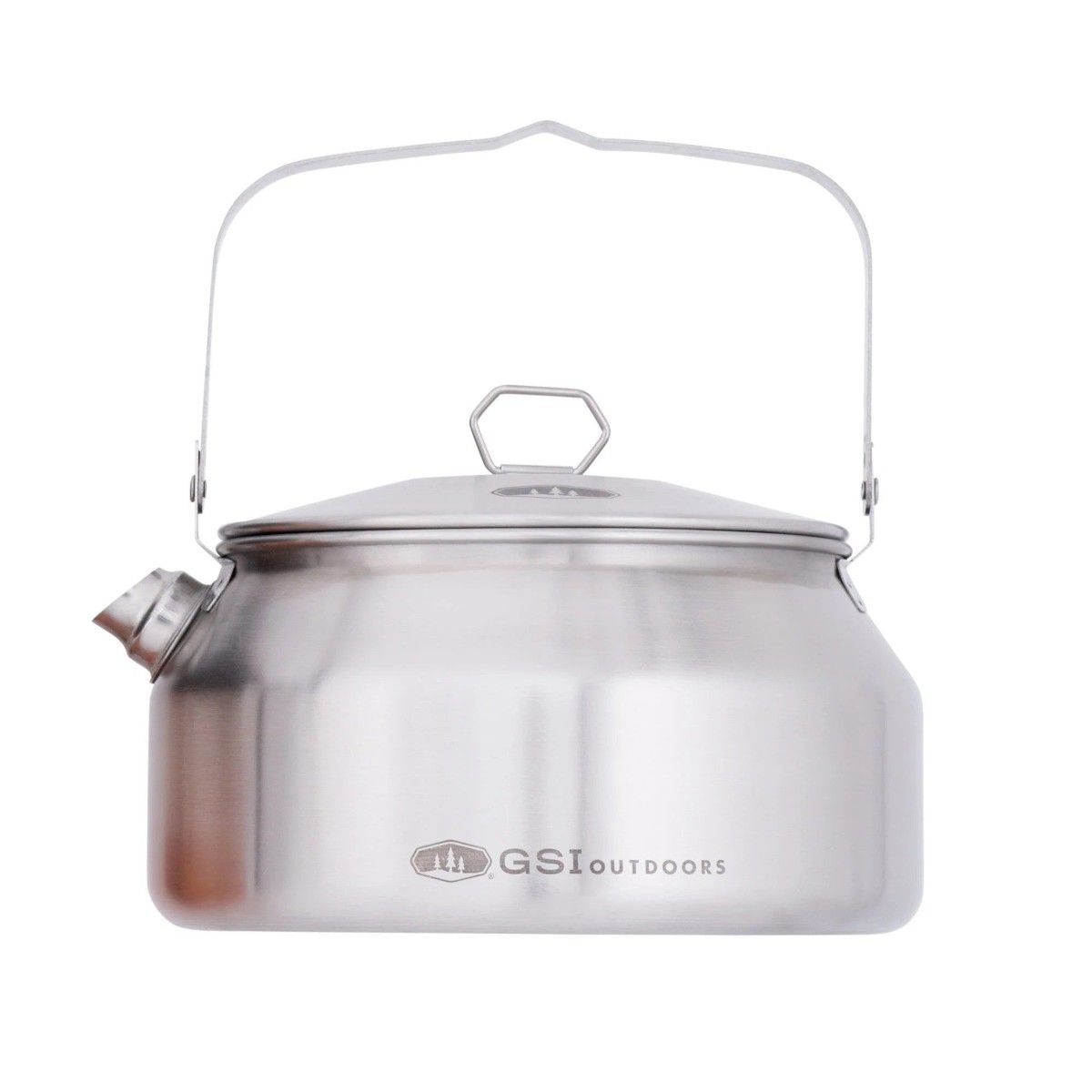 GSI Outdoors Tazza In Acciaio Inox Per Bottiglia 1L - Glacier Stainless, 510ml, Con Manici Pieghevoli