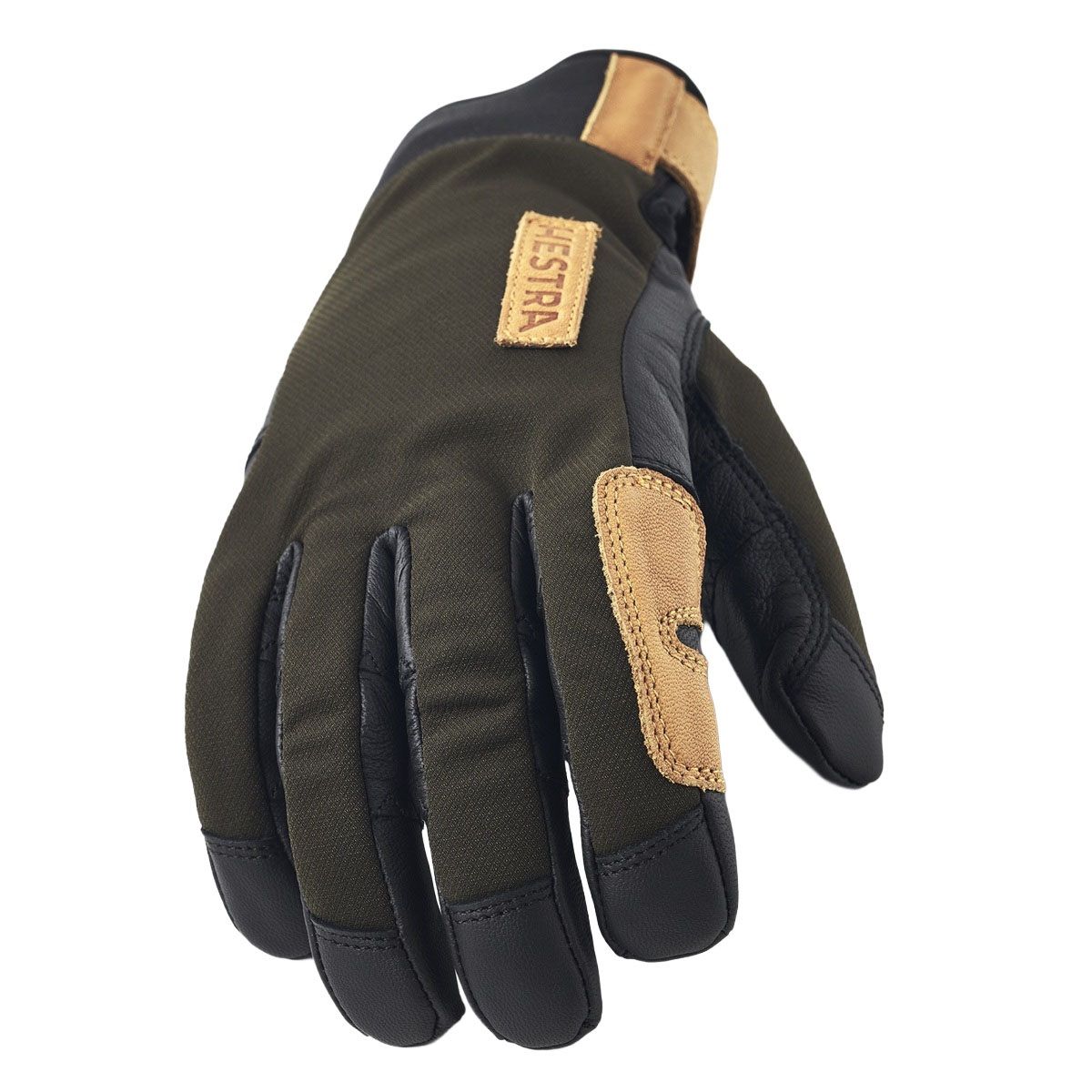 Hestra Ergo Grip Active Wool Terry Finger Glove Dark Forest/Black