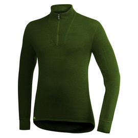 Woolpower Ullfrotte Original Zip Turtleneck - 400g - Pine Green