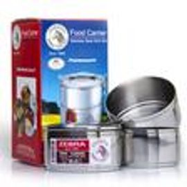 Zebra Stainless Steel Food Carrier 12cm - 3 Layer