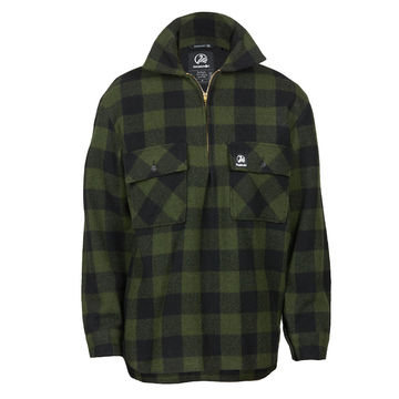 Swanndri Ranger Wool Bushshirt - Olive/Black Check