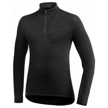 Woolpower Ullfrotte Original Zip Turtleneck - 200g - Black