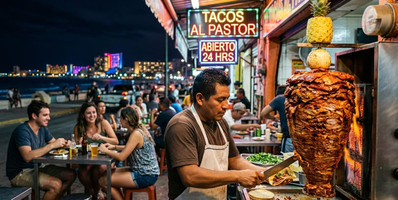 LOS MEJORES TACOS AL PASTOR PARA EL AFTER EN CANCUN