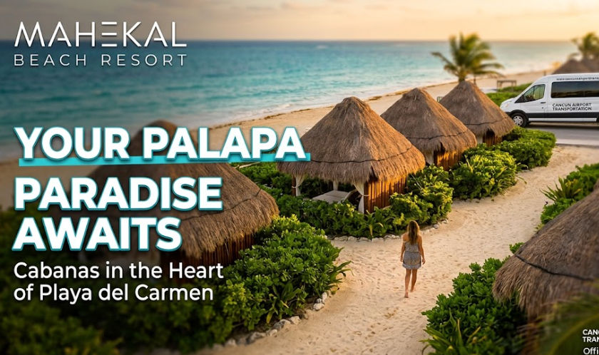 MAHEKAL BEACH RESORT PALAPA THATCHED CABANAS IN THE HEART OF PLAYA