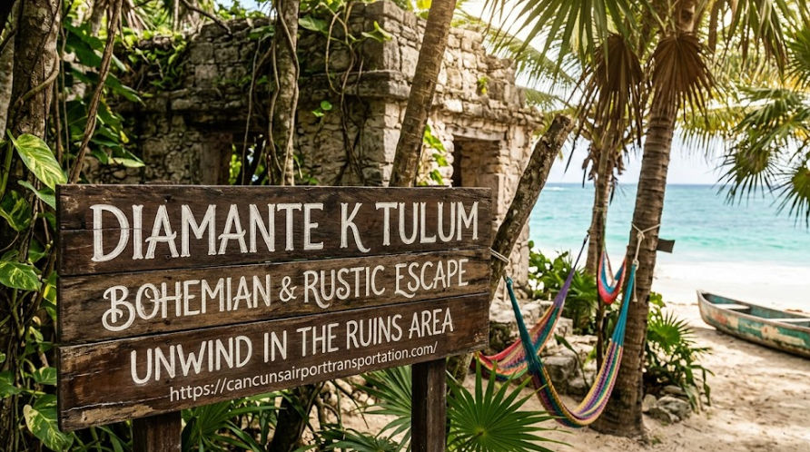 DIAMANTE K BOHEMIAN AND RUSTIC STYLE IN THE RUINS AREA