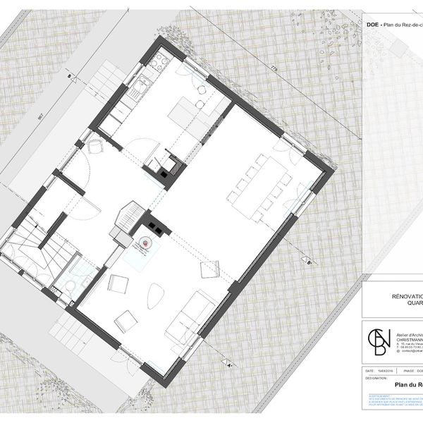 RÉNOVATION D’UNE MAISON QUARTIER TIVOLI + EXTENSION