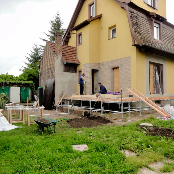 Extension d'une maison à la Robertsau