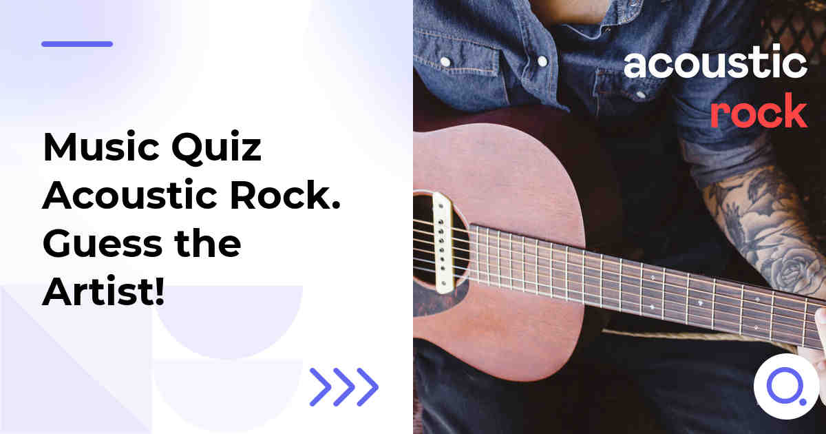 Music Quiz: Acoustic Rock :: Guess the Artist!