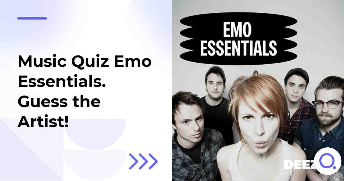 Music Quiz: Emo Essentials :: Guess the Artist!