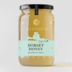 A jar of Dorset Set Honey from Field Honey