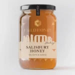 A jar of Salisbury clear honey from Field Honey