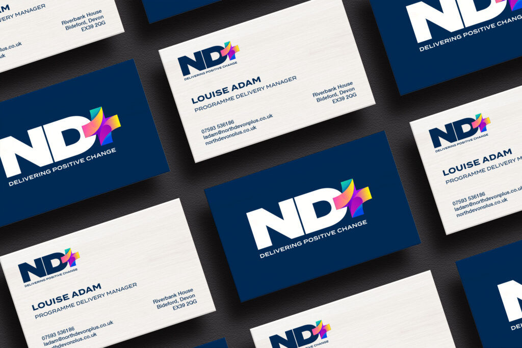North devon plus business cards