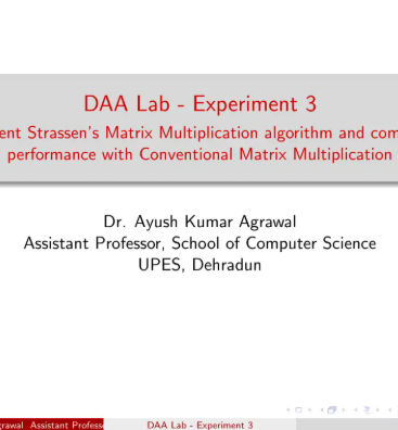 Course Content theory