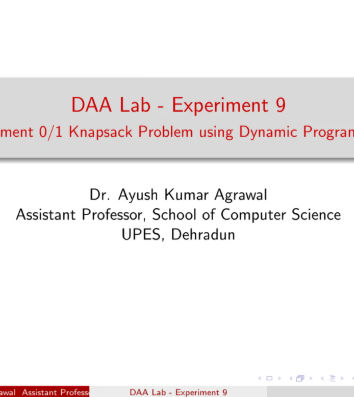 Course Content theory