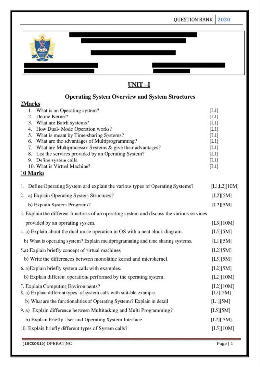 Assignment-1[Unit 3+4]