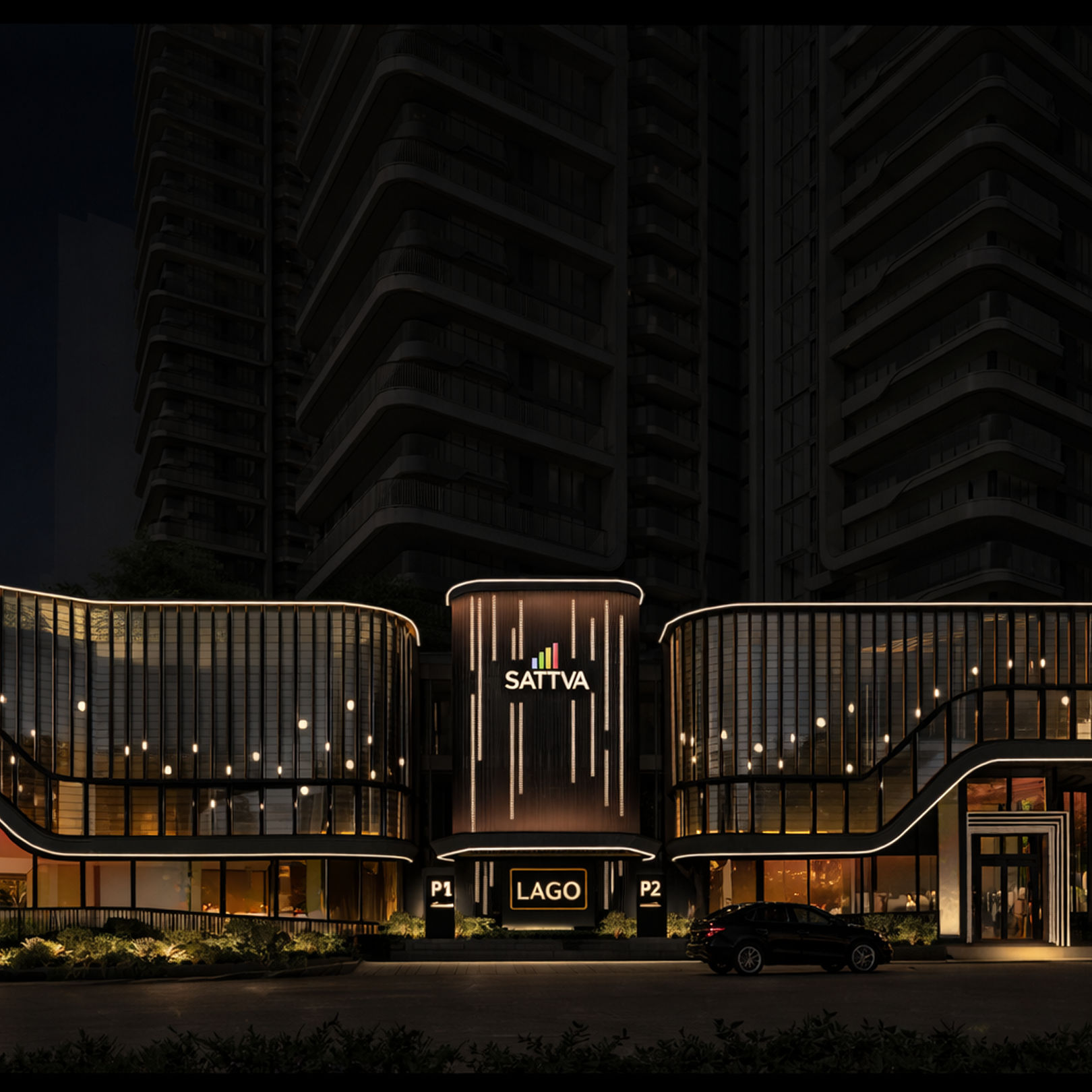 Sattva Lakeridge Residential High-Rise Lighting