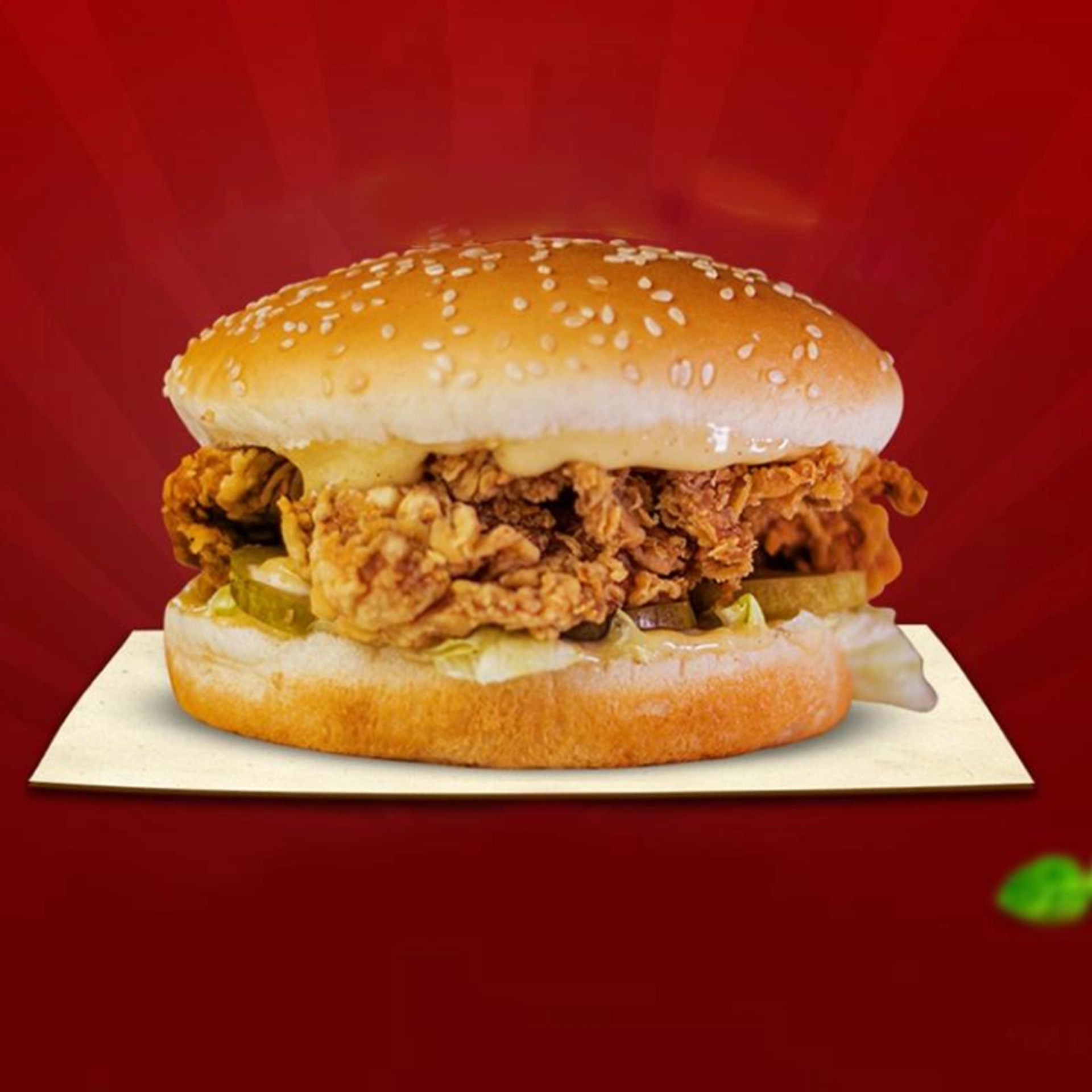 Garlic Burger With Cheese